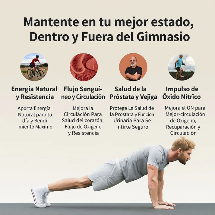 COMBO OXIDO NITRICO + HALLPROSTATA PLUS/ DOBLE PODER PARA HOMBRES