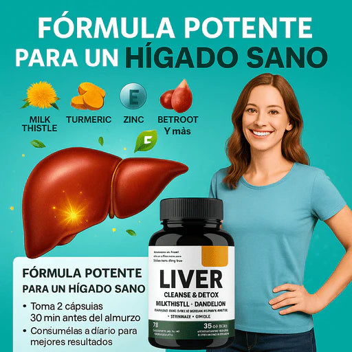 LIVER CLEANSE DETOX / DESINTOXIC TU HIGADO X2 X4