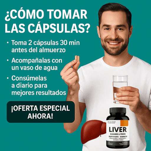 LIVER CLEANSE DETOX / DESINTOXIC TU HIGADO X2 X4