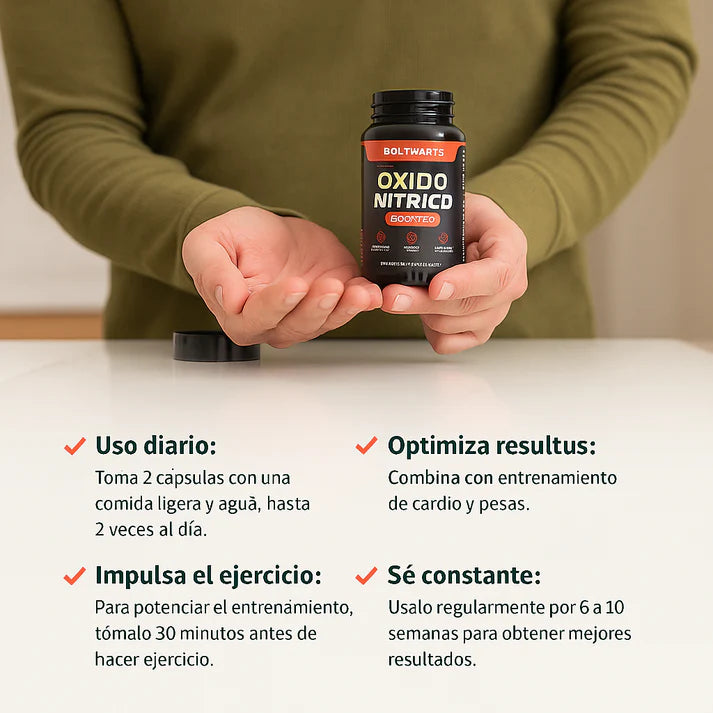 COMBO OXIDO NITRICO + HALLPROSTATA PLUS/ DOBLE PODER PARA HOMBRES